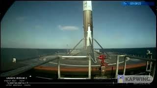 Regreso a tierra de los cohetes impulsores Falcon 9 / Crew Dragon de Space X 30 de mayo