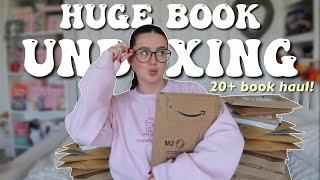 HUGE book unboxing haul  20+ books!