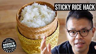 20 Minute Sticky Rice Hack | Lao Food Kitchen Hacks with Saeng