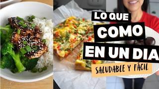 Lo que como en un día | recetas saludables 