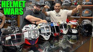 WHAT IS THE BEST HELMET ON THE MARKET?!  | AGV, KYT, Shoei, Alpinestars vs Suomy, Arai, Shark