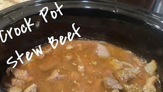 Crock Pot Stew Beef