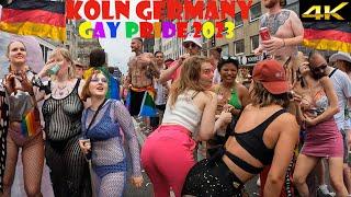 Gay pride parade 2023. Koln (Cologne). Known as the biggest  parade in Europe 2023