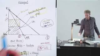 Monopol: Gewinnmaximierung - opimaler Preis bzw. Menge (8.2)