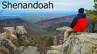 Shenandoah National Park, USA - lonely hike to Chimney Rock and mystical Skyline Drive