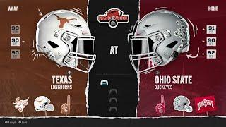 NCAA 25 Texas VS Ohio State 2025 Season Week 1
