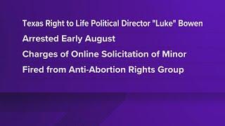 Texas Right to Life political director accused of online solicitation of a minor