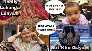 Market Main Set Kho Gaya| Finally Nikkah Ka Lehenga Le Liya | Shopping Day-7 || Family Vlogs