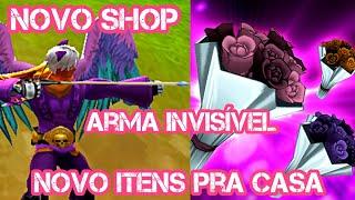 AQ3D Evento: Novo Shop de flores e Shop de armas Invisíveis