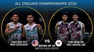 Goh Sze Fei Nur Izzuddin vs Kim Won Ho Seo Seung Jae All England Open 2025 Badminton