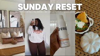 SUNDAY RESET + SELF CARE ROUTINE | Decorating for Fall + Baking + Slow Sunday Routine + Self Care