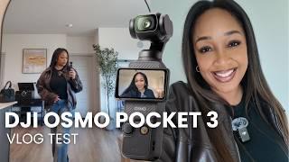 DJI Osmo Pocket 3 Camera Test + Weekly Reset | Showing Up in Content Even on Your Bad Days (Vlog)