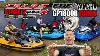 Sea-Doo RXT-X Calas Stage 2 + Jet pump Tech Tips + Cuco Performance Turbo GP1800R + RIDER REACTION