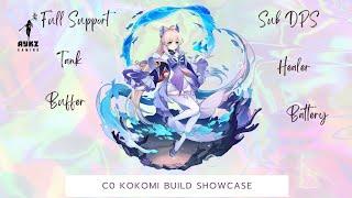 Why hate Kokomi? | Kokomi Builds | Full Support Kokomi | Healer Tank Kokomi | C0 Kokomi Showcase