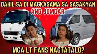 DAHIL SA DI MAGKASAMA SA SASAKYAN ANG JOMCAR MGA LT FANS NAGTATALO SA LIVE? | HAPPY MONTHSARY DJ!