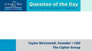 Question of the Day | Taylor McConnell, The Cipher Group