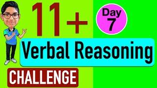 11 plus Verbal Reasoning Challenge | Day 7 | If you think you are good at VR | #shorts #Lessonade