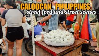 CALOOCAN PHILIPPINES- Street Food and street scenes in Maypajo Caloocan City [4k] walking tour