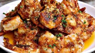 Quick and Easy Garlic Butter Shrimp Recipe | Garlic Shrimp Recipe