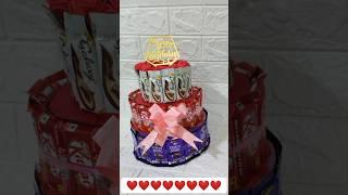 Valentines day Gift Ideas /Chocolate Tower #shorts #ytshorts #valentinesday #chocolatetower #diy