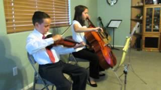 Jim and Carol Lawrence 50th Anniversary - Josh & Carly string duet