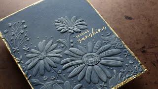 This embossed card is gorgeous! And so easy, too!