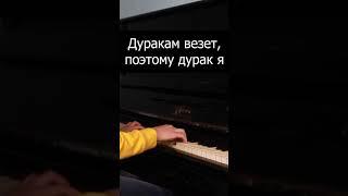 Фогель - (Дуракам везет, поэтому дурак я) | На пианино | Караоке | Кавер