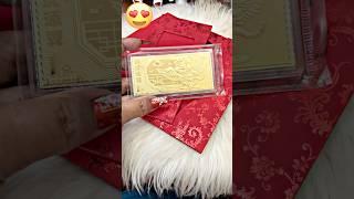 The Perfect Gift: Lucky Gold & Red Envelope  #gold #goldgift #giftidea