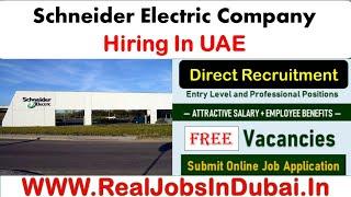 Jobs In UAE Government | Work In UAE Visa | Schneider Electric Careers |