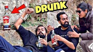 Chal nikal  | drinking Prank On wife  | Gone Wrong | drinking prank on wife | Chetnamit