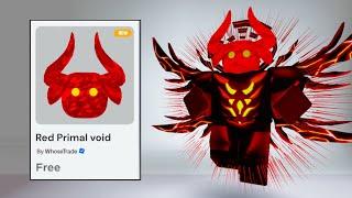 28 RED FREE UGC AND FREE ITEMS ON ROBLOX