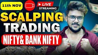 Banknifty & Nifty Live Optionstrading | 11 November | Zero Hero live trade #banknifty #nifty