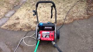 Black Max 1,700 PSI - Electric Pressure Washer Issues