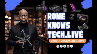 Rome knows tech Livestream Jun 8th