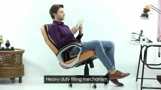 Vienna High-Back Leatherette Office Chair