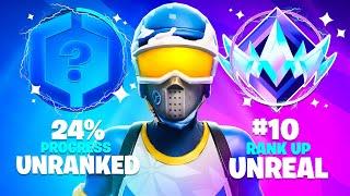Unranked To Unreal Speedrun Solo Ranked (Chapter 6 Season 2)