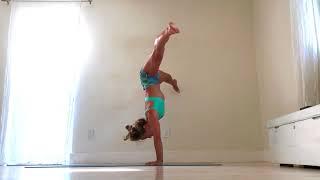 Yoga Demo -- Tittibhasana to Handstand to L-Sit with Kino