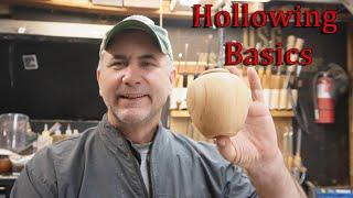 Woodturning: Hollowing Basics - Turning a simple hollowform