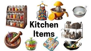 Kitchen Items  Vocabulary  | English Vocabulary