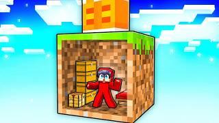 One Boy Stuck on a TINY Block in Minecraft!