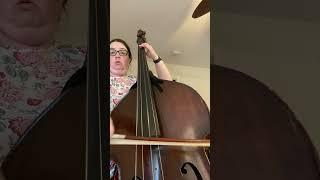 Double Bass Day 1 Giovanni Battista Pergolesi: Que Ne Suis-je La Fougere  #bass #doublebass