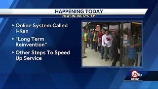 Kansas Hopes Online System To Renew Driver's Licenses Will Reduce Lines