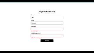 Form Validation with Formik & Yup Demo