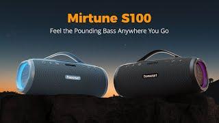 Tronsmart Mirtune S100: Pounding Bass Anywhere You Go | 2.1 Channel Audio Beyond 50W Sound