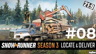 #08 - Nördliche Brücke  Season 3 Locate & Deliver  SNOWRUNNER Let´s Play Deutsch