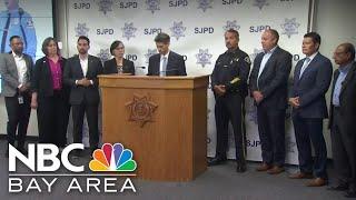 San Jose police, Mayor Matt Mahan give update on fallen community service officer