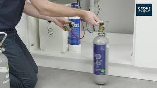 Change the CO2 bottle of the Grohe Blue Professional