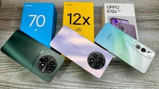 Oppo K12x 5g vs Realme 12x 5g vs Narzo 70x 5g - Best Konsa ? | Flipkart Sale Discount | Best Camera