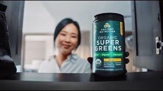 Organic SuperGreens Mango | Ancient Nutrition