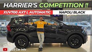 Mahindra XUV700 New Black Colour 2024!! XUV700 AX7L Automatic | On Road Price | Napoli Black | New